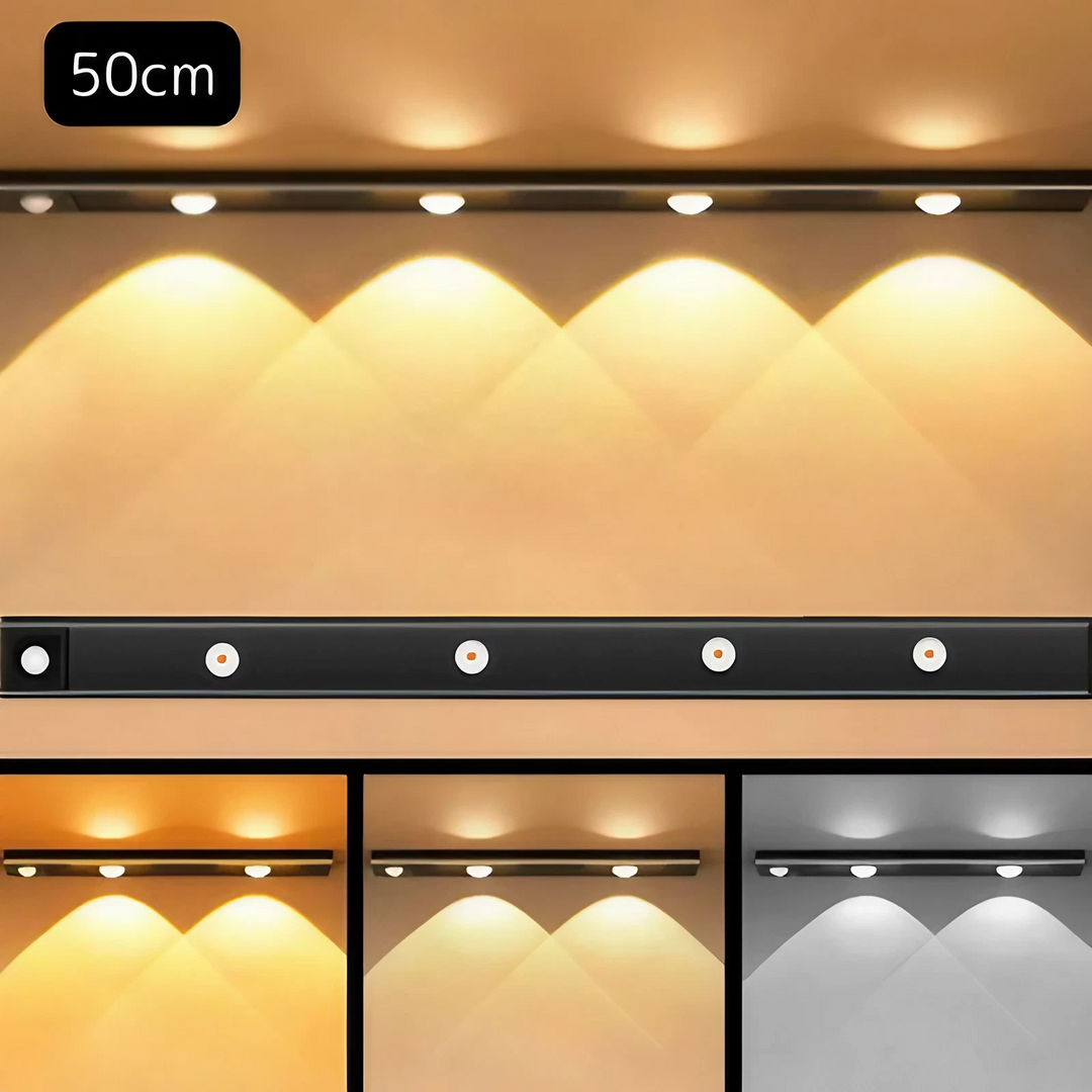 多機能超薄型LEDキャビネットライト　20/30/40/50/60センチ
