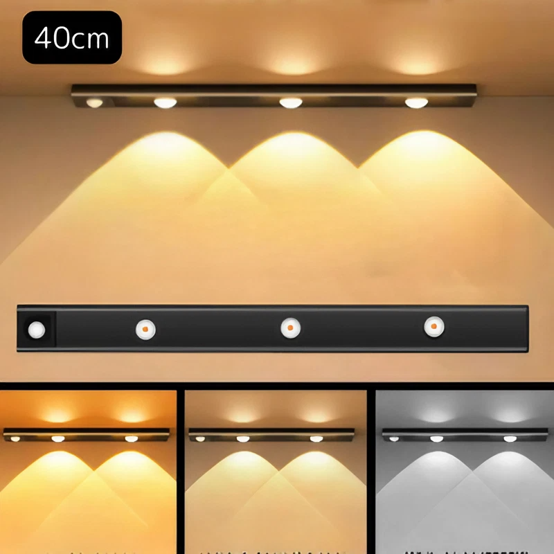 多機能超薄型LEDキャビネットライト　20/30/40/50/60センチ