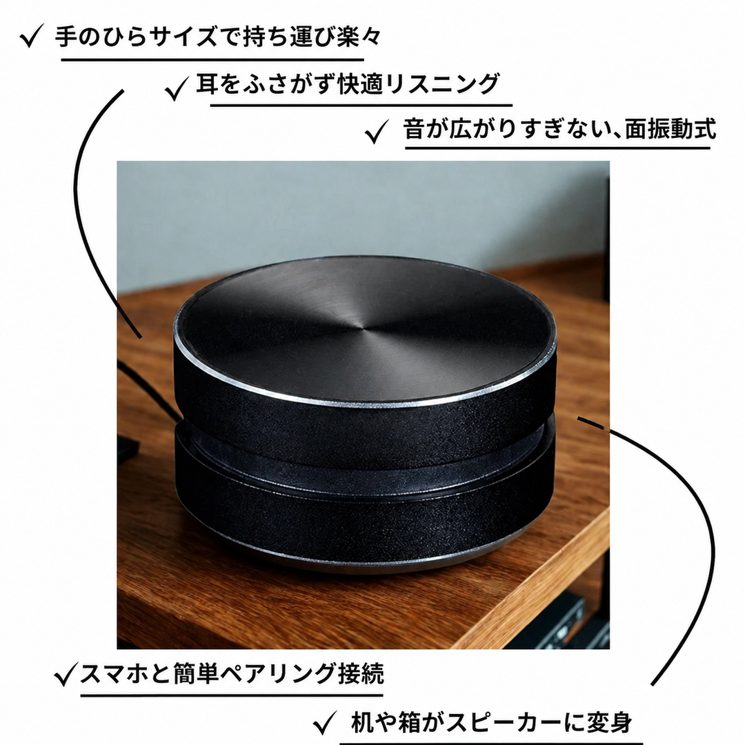 Over-speaker　ポータブルミニスピーカー